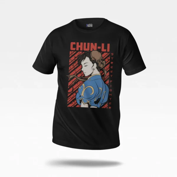 تیشرت استریت فایتر طرح چون لی (Chun-Li)