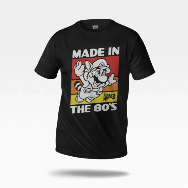 تیشرت سوپر ماریو طرح Made In The 80s