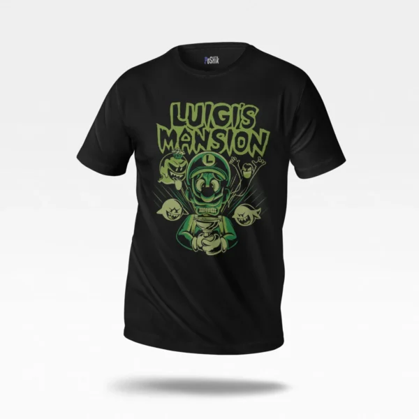 تیشرت سوپر ماریو طرح Luigi’s Mansion