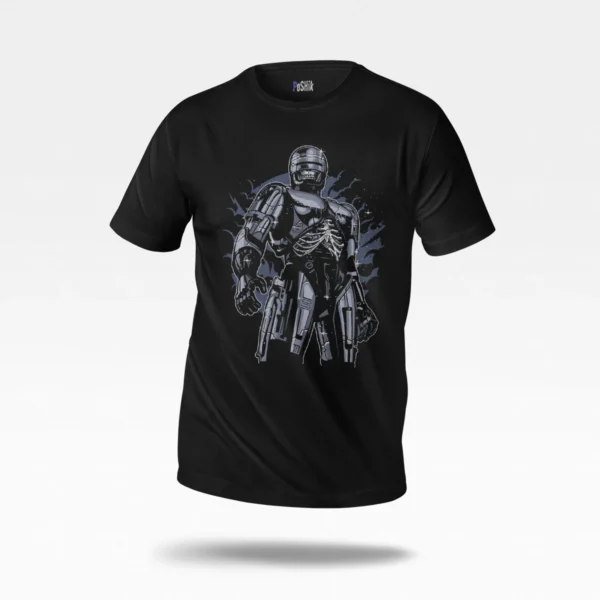تیشرت رباتکاپ طرح اسکلت فلزی (RoboCop)