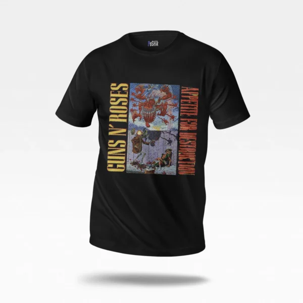 تیشرت گانز اند رزز طرح Appetite for Destruction