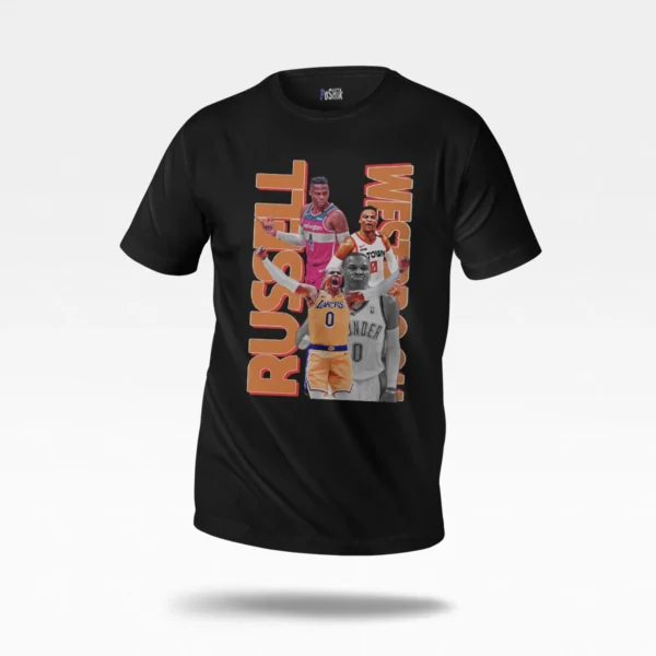 تیشرت راسل وستبروک طرح بسکتبال (Russell Westbrook)