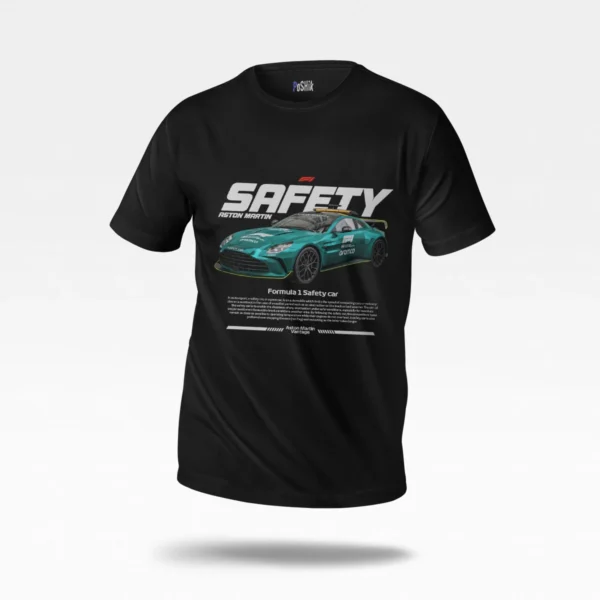 تیشرت استون مارتین طرح Safety Car (Aston Martin)