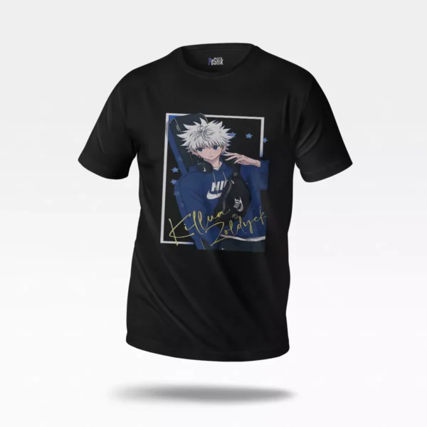 تیشرت انیمه هانتر x هانتر طرح کیلوا زولدیک (Killua)