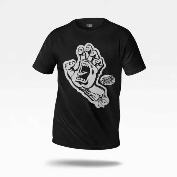تیشرت گرافیتی طرح دست فریاد (Screaming Hand)