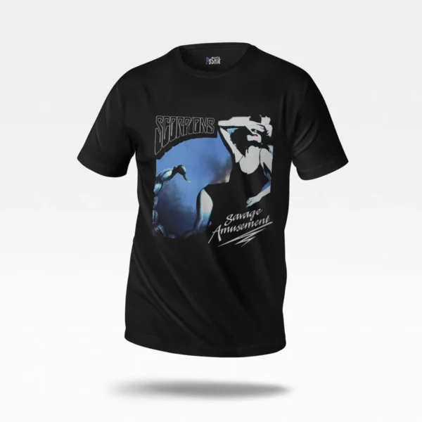 تیشرت اسکورپیونز طرح Savage Amusement (Scorpions)