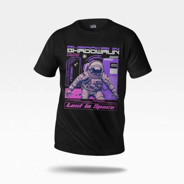 تیشرت فضانورد طرح Shadowrun Lost in Space