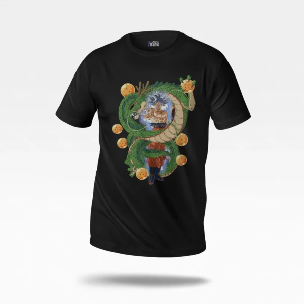 تیشرت انیمه دراگون بال طرح گوکو و شنرون (Dragon Ball)