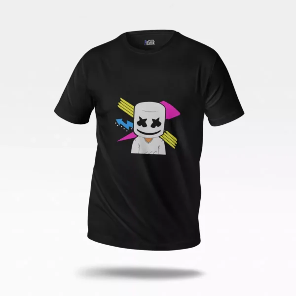 تیشرت مارشملو طرح دی‌جی کارتونی (Marshmello)