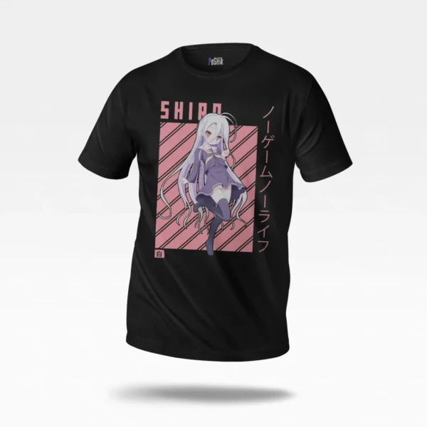 تیشرت انیمه No Game No Life طرح شیرو (Shiro)