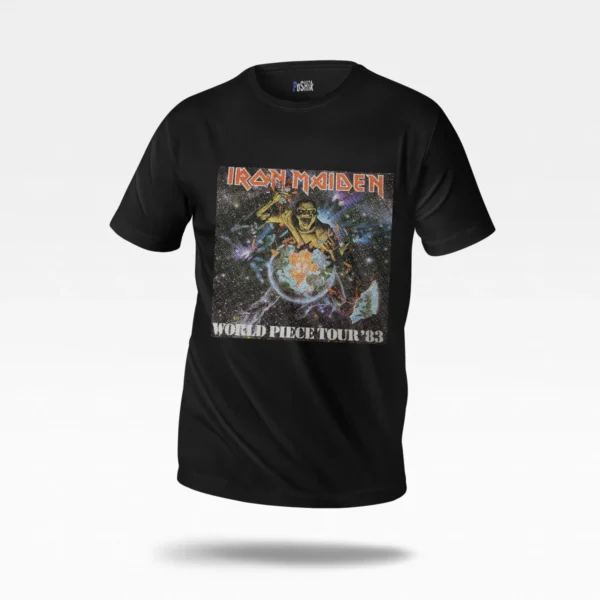 تیشرت آیرون مِیدن طرح World Piece Tour (Iron Maiden)