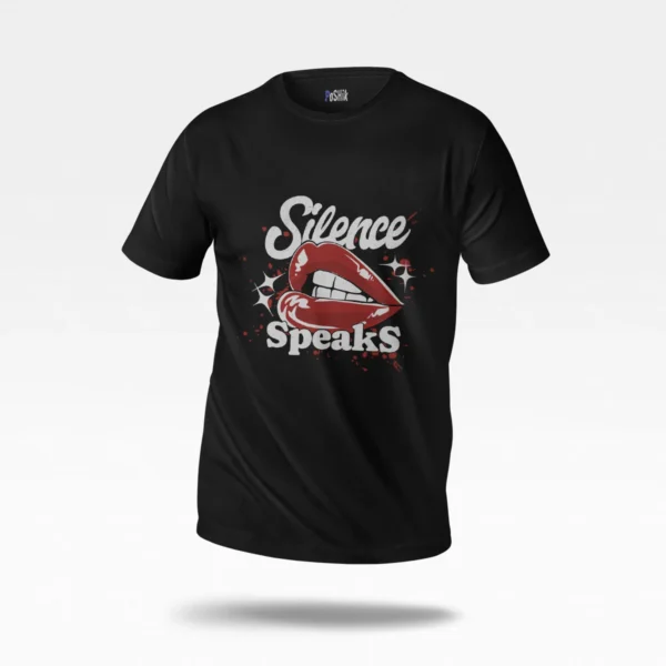 تیشرت تایپوگرافی Silence Speaks