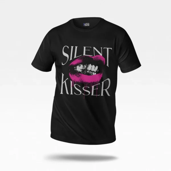 تیشرت تایپوگرافی Silent Kisser