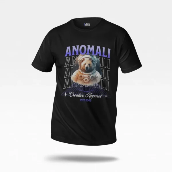 تیشرت خرس فضانورد طرح Anomali