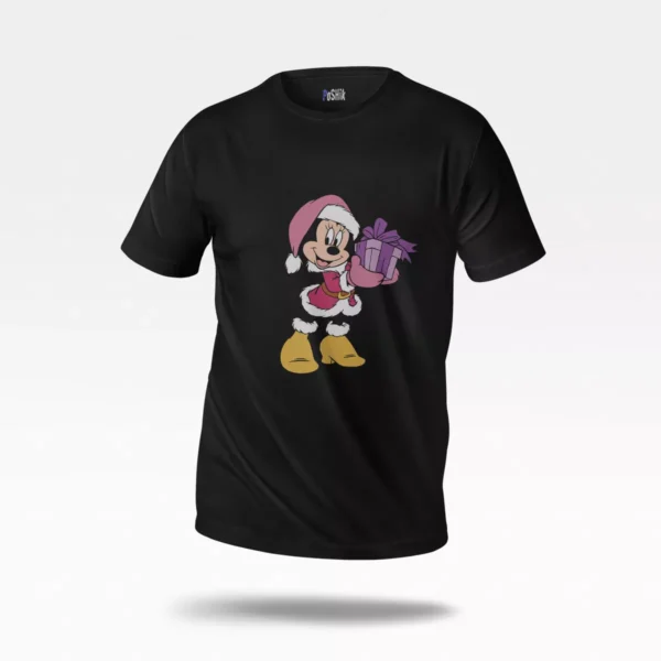 تیشرت دیزنی طرح مینی موس کریسمسی (Minnie Mouse)