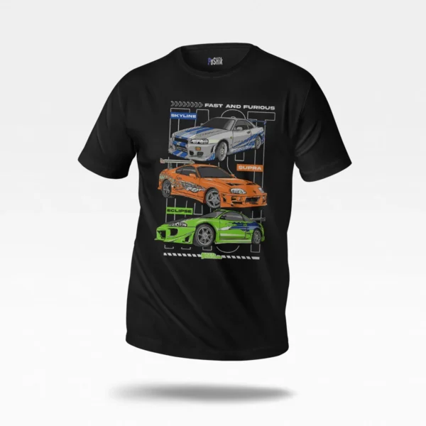 تیشرت ماشین طرح Fast and Furious