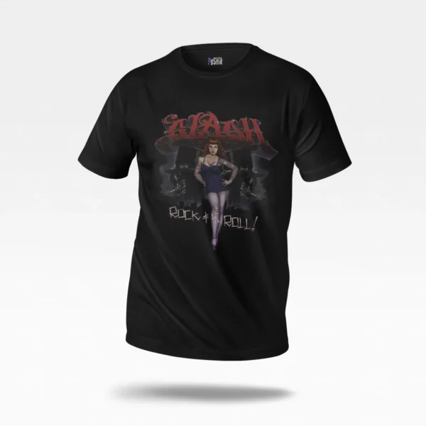 تیشرت اسلش طرح Rock n Roll
