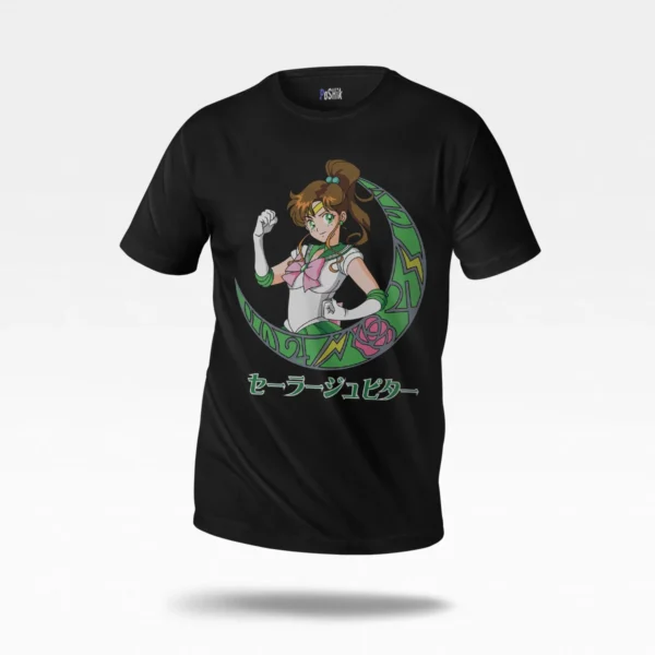 تیشرت انیمه سیلور مون طرح سیلور جوپیتر (Sailor Jupiter)