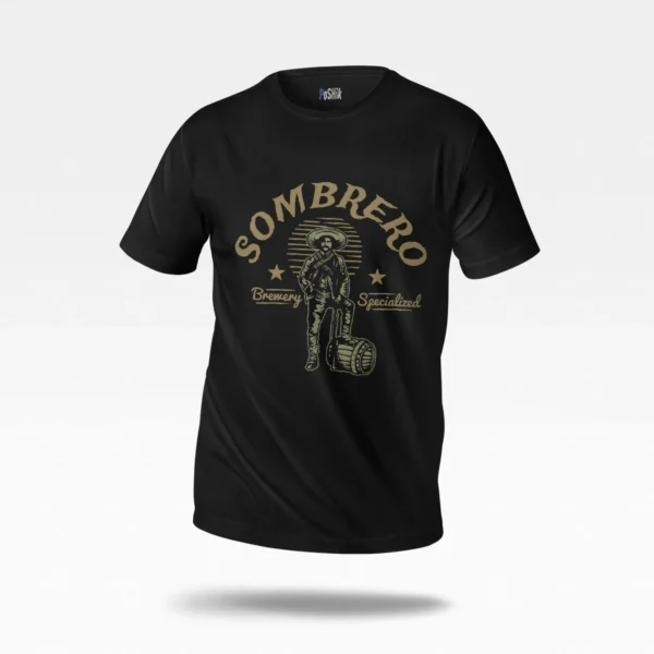 تیشرت طرح Sombrero Brewery