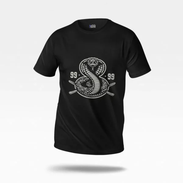 تیشرت مار و خنجر طرح ۹۹ (Snake & Knife)