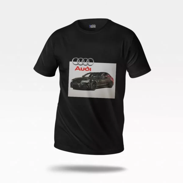تیشرت آئودی طرح سدان مشکی (Audi)