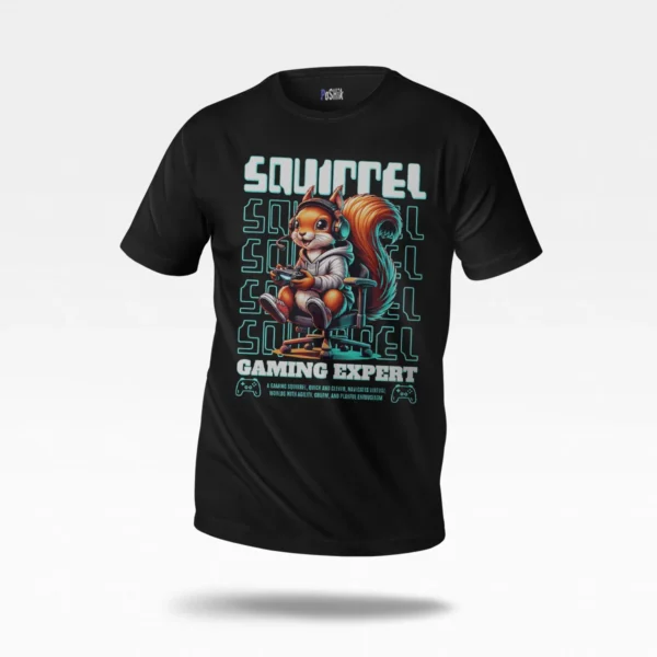 تیشرت سنجاب طرح گیمینگ Squirrel Gaming Expert
