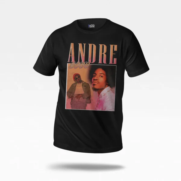 تیشرت آندره 3000 طرح پرتره (Andre 3000)