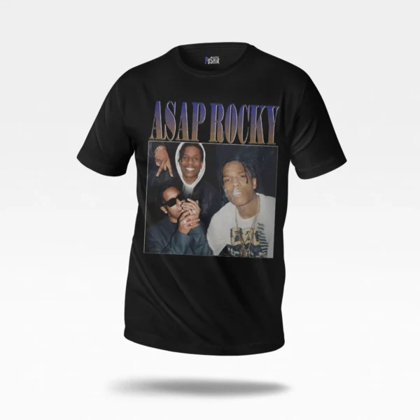 تیشرت ای‌سپ راکی طرح پرتره (ASAP Rocky)