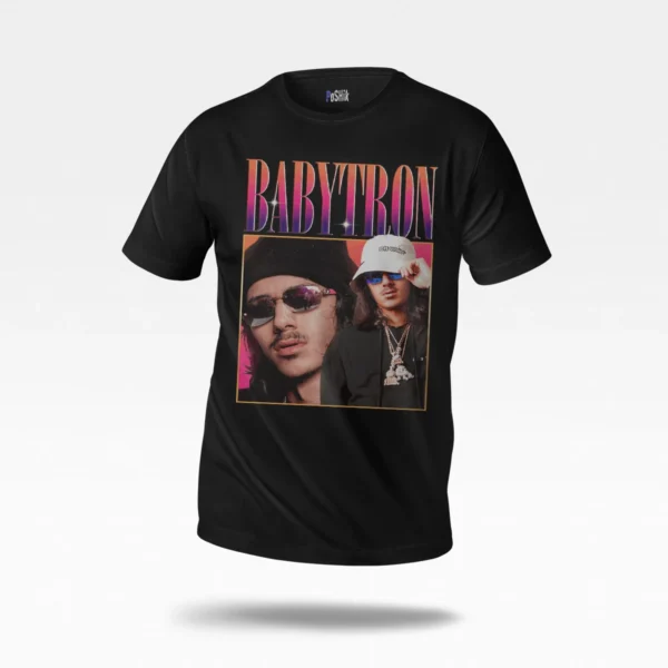 تیشرت بیبی‌ترون طرح پرتره (BabyTron)