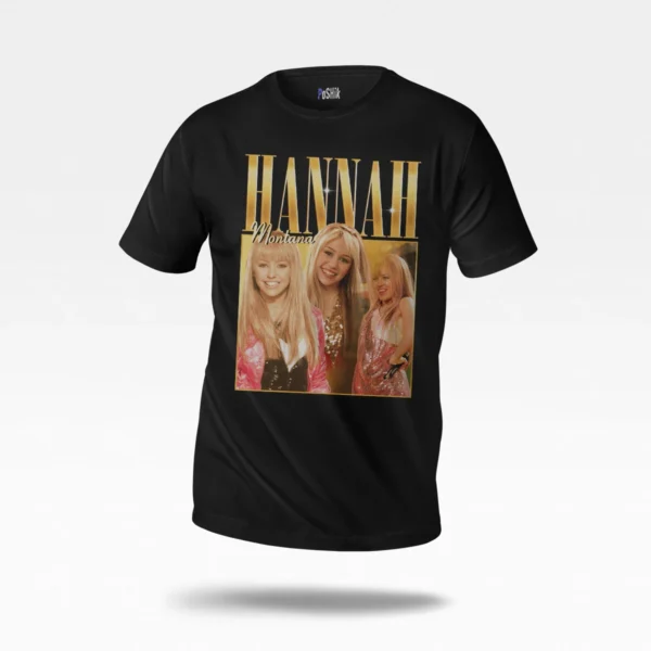تیشرت هانا مونتانا طرح پرتره (Hannah Montana)