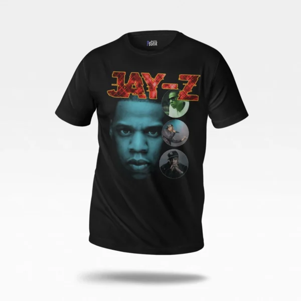 تیشرت جی‌زد طرح پرتره (Jay-Z)