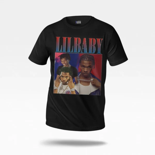 تیشرت لیل بیبی طرح پرتره دوم (Lil Baby)
