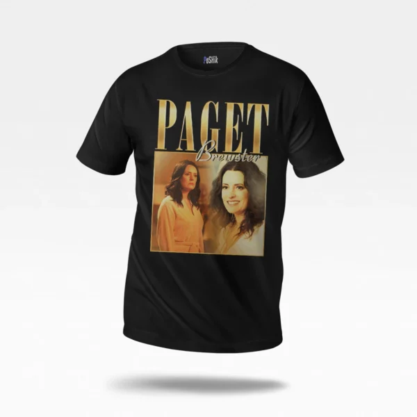 تیشرت پگت بروستر طرح پرتره (Paget Brewster)