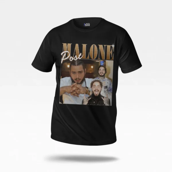 تیشرت پست مالون طرح پرتره دوم (Post Malone)