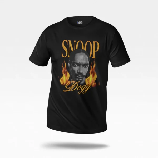 تیشرت اسنوپ داگ طرح آتشین (Snoop Dogg)