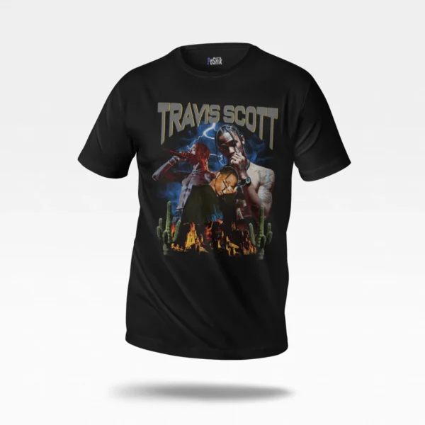 تیشرت تراویس اسکات طرح پرتره (Travis Scott)