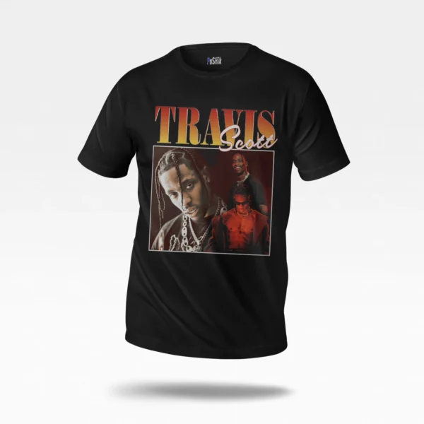 تیشرت تراویس اسکات طرح پرتره دوم (Travis Scott)