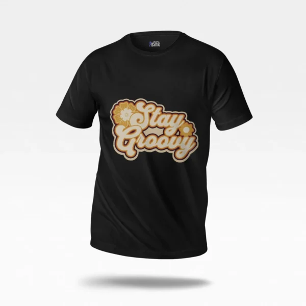 تیشرت تایپوگرافی رترو Stay Groovy