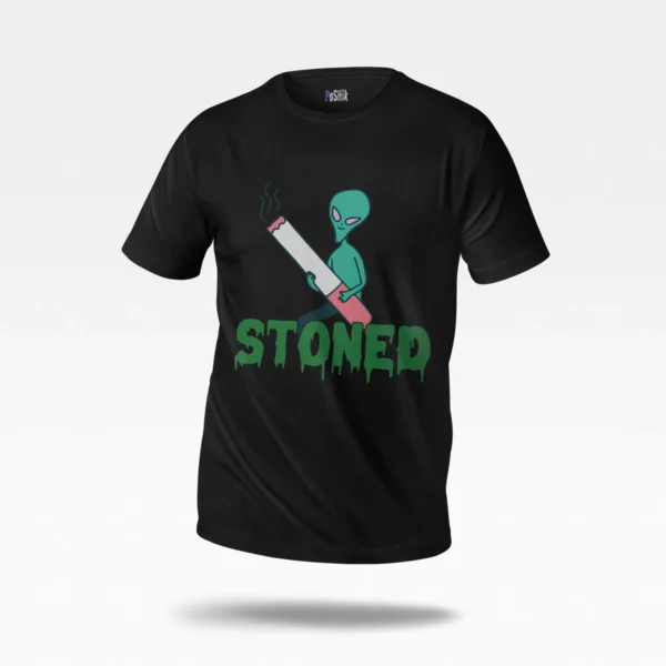 تیشرت بیگانه طرح Stoned