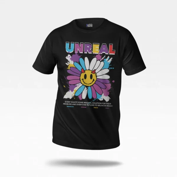 تیشرت گل طرح Unreal