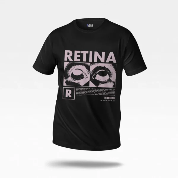 تیشرت چشم طرح Retina