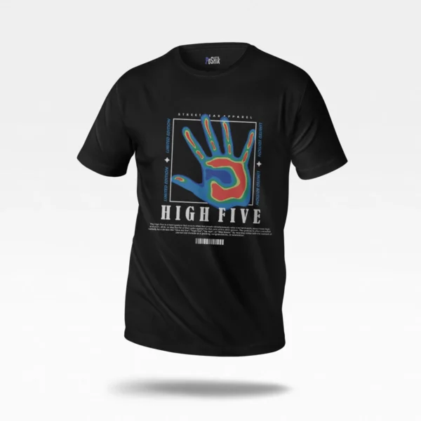 تیشرت دست رنگی طرح High Five