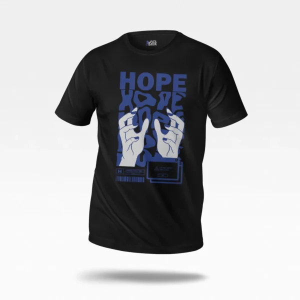 تیشرت انگیزشی طرح Hope