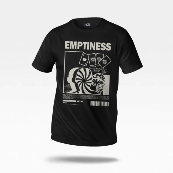 تیشرت احساسی طرح Emptiness