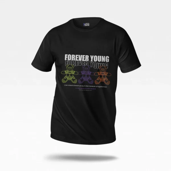 تیشرت خرس عروسکی طرح Forever Young