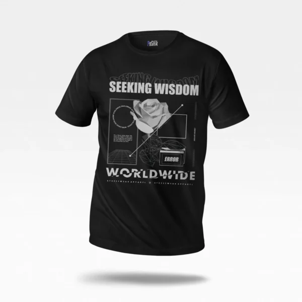 تیشرت انگیزشی طرح Seeking Wisdom