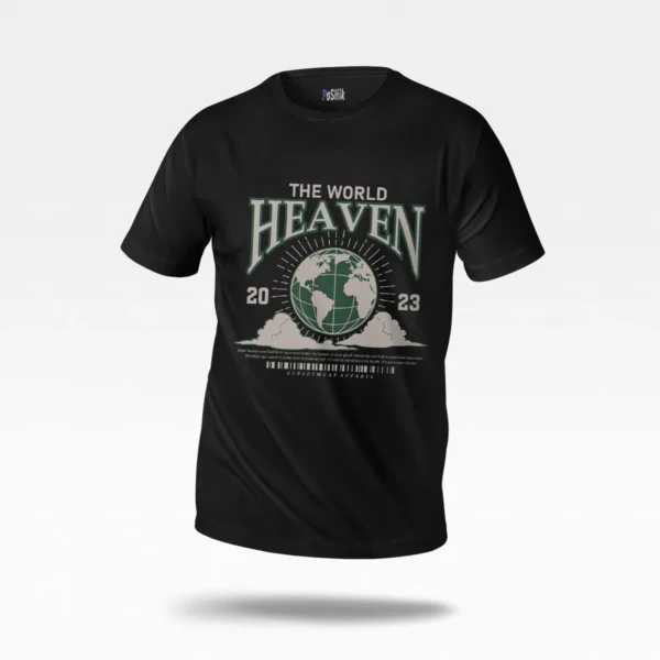 تیشرت تایپوگرافی The World Heaven