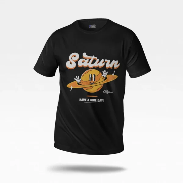تیشرت سیاره زحل کارتونی طرح Saturn