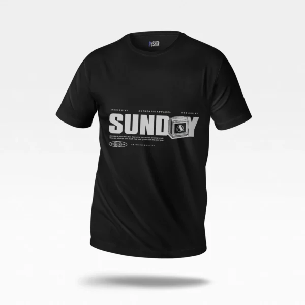 تیشرت تایپوگرافی Sunday