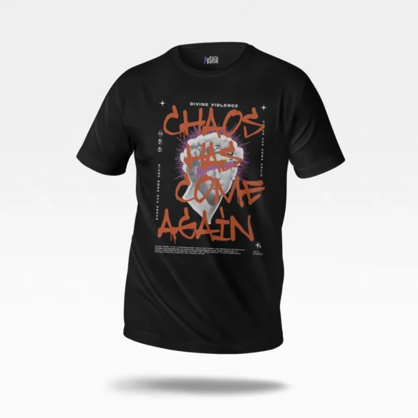تیشرت تایپوگرافی Chaos Has Come Again